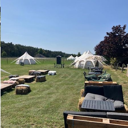 Natuur-like Glamping in Bosland Pelt Bagian luar foto